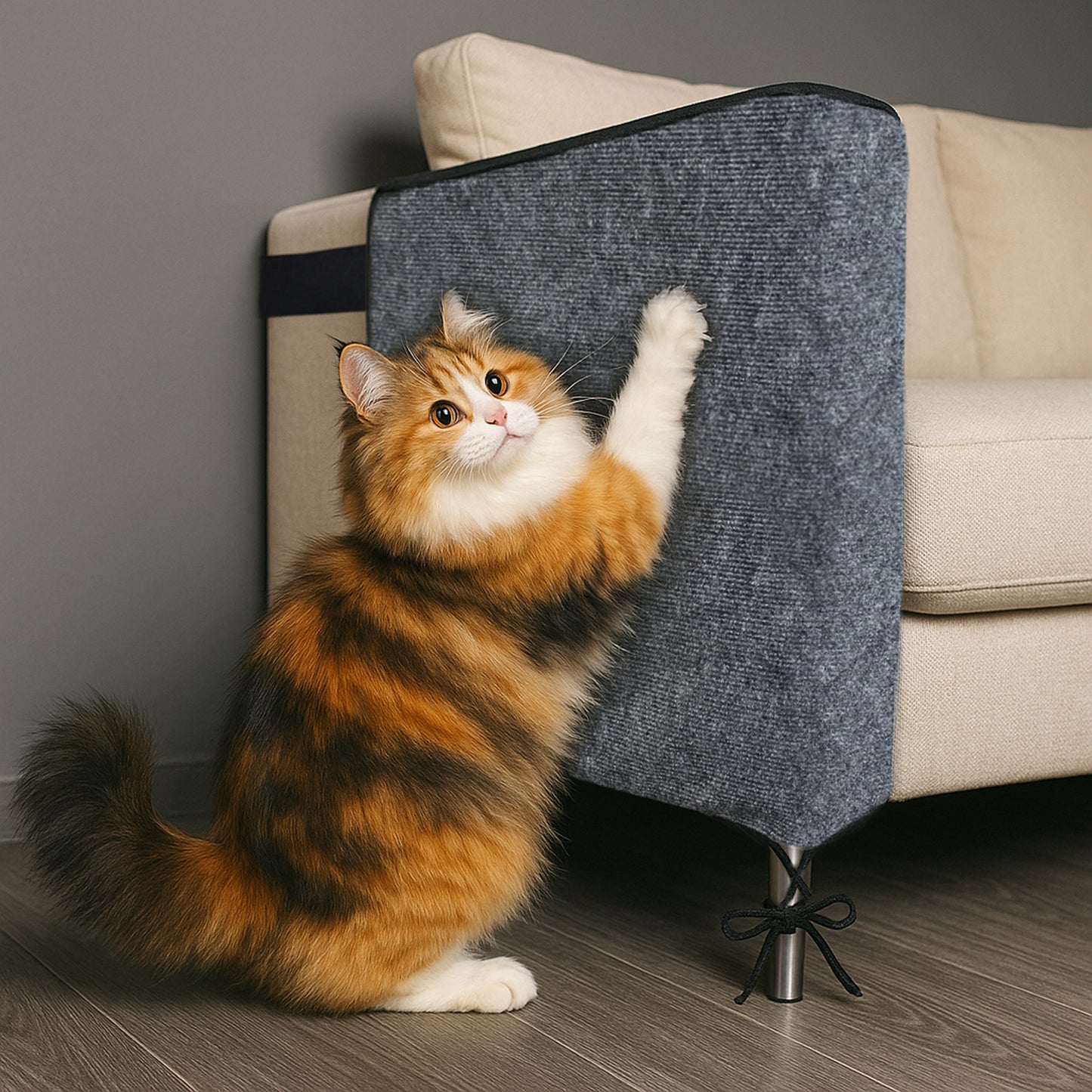 Cat scratch protector for sofa