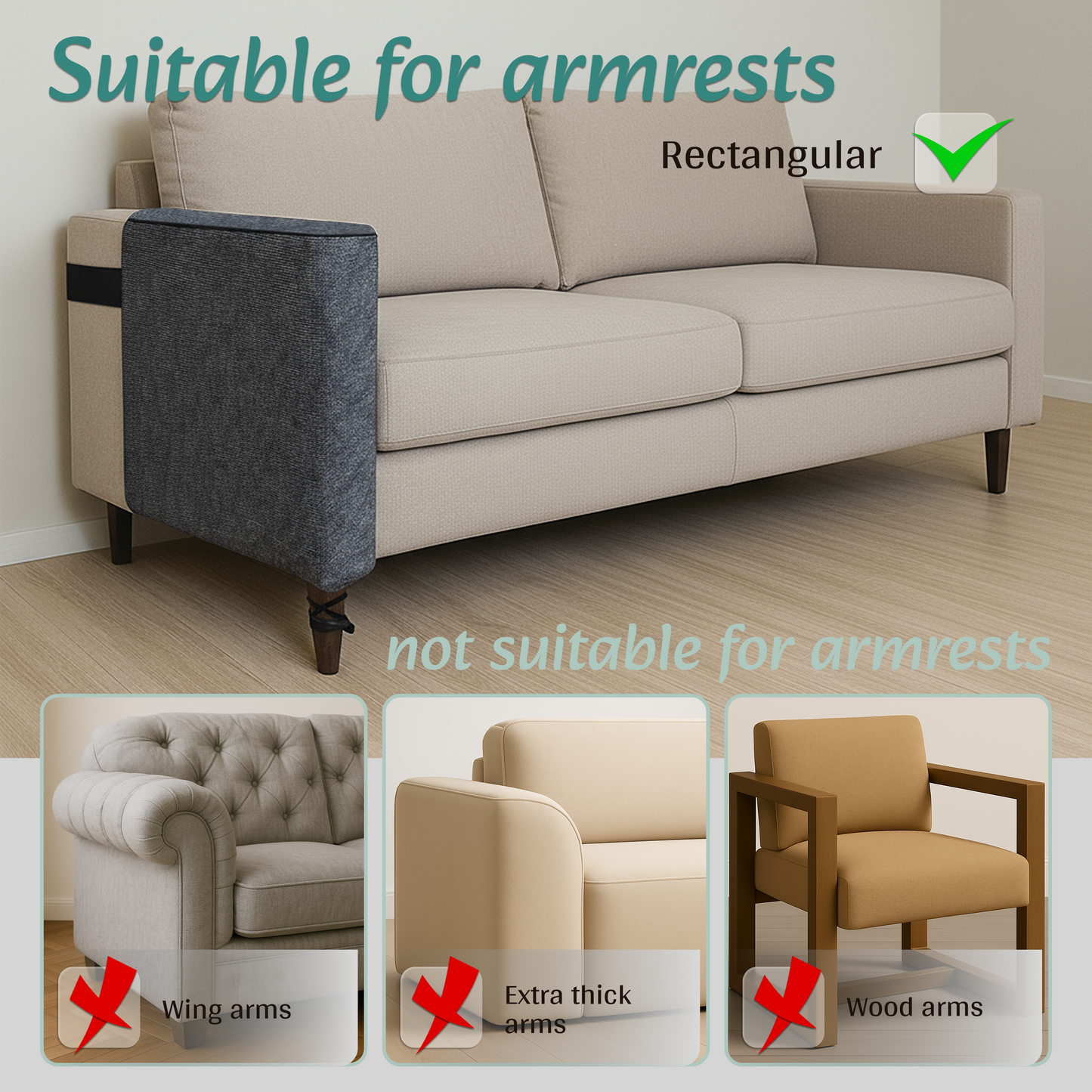 Cat scratch protector for sofa